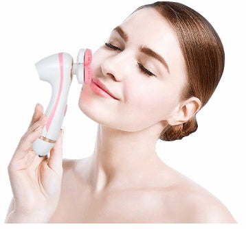 Electric Silicone Facial Cleanser Pore Cleansing Facial Washing Machine Chargeable Household Massage Facial Washing Machine Blackheads