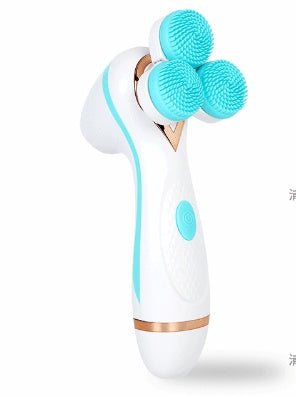 Electric Silicone Facial Cleanser Pore Cleansing Facial Washing Machine Chargeable Household Massage Facial Washing Machine Blackheads