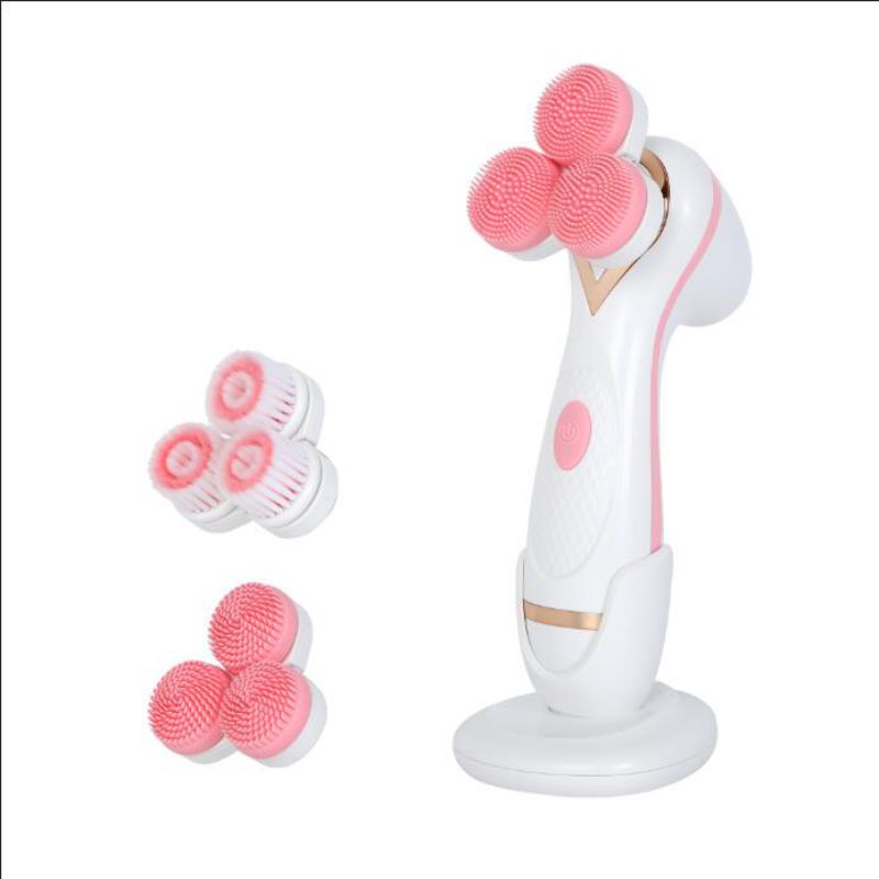 Electric Silicone Facial Cleanser Pore Cleansing Facial Washing Machine Chargeable Household Massage Facial Washing Machine Blackheads