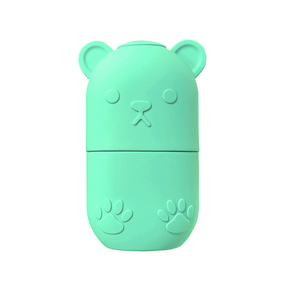 Ice Face Roller Ice Face Mould Ice Holder For Face Ice Stick Beauty Facial Icing Roller Skin Care Silicone Face Ice Cube Icing Tool Ice Sphere For Brighten Remove Lines