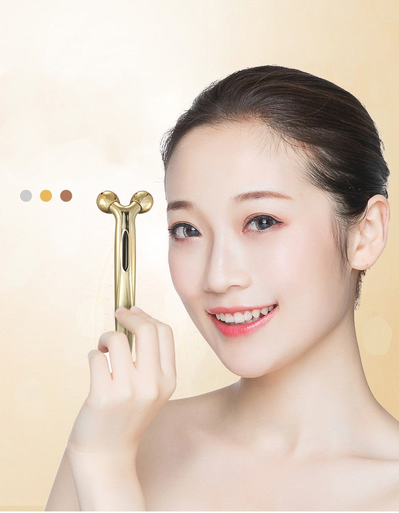 3D face-lifting device manual roller massager