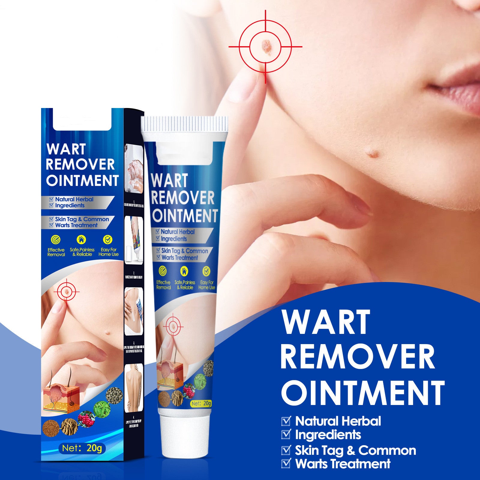 Hand Foot Face Underarm Wart Removing Cream