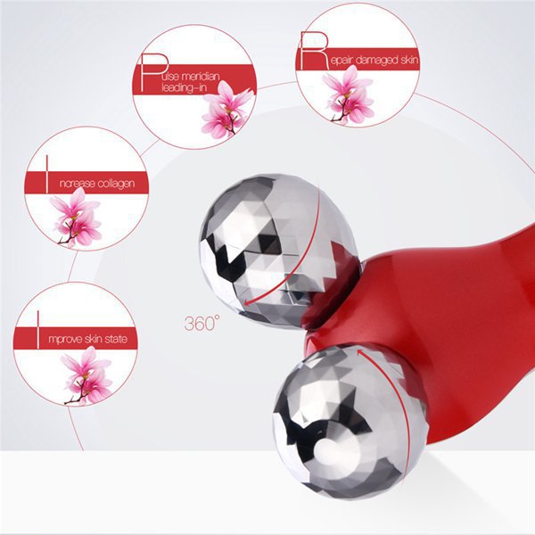 Face Instrument Vibration Acupuncture Massage Instrument Electric Roller Thin